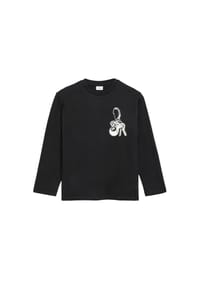 s.Oliver - Langarmshirt, Baumwolle, für Kinder - 80D8 BROWN