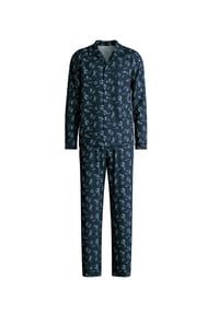 CALIDA - Herren Pyjama, durchgeknöpft Relax Swiss Resort - dark sapphire