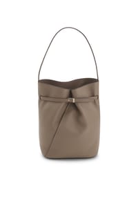 BOSS - Beuteltasche, Leder, Schnalle, für Damen - 915 BROWN OVERFLOW