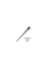 COFI - One80 Ti Conversion Point Dartspitzen 26 mm Typ A Silber - Silber OneSize
