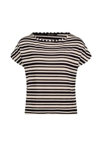 BETTY BARCLAY - T-Shirt, U-Boot-Ausschnitt, für Damen - 8826 D.BLUE/NATURE