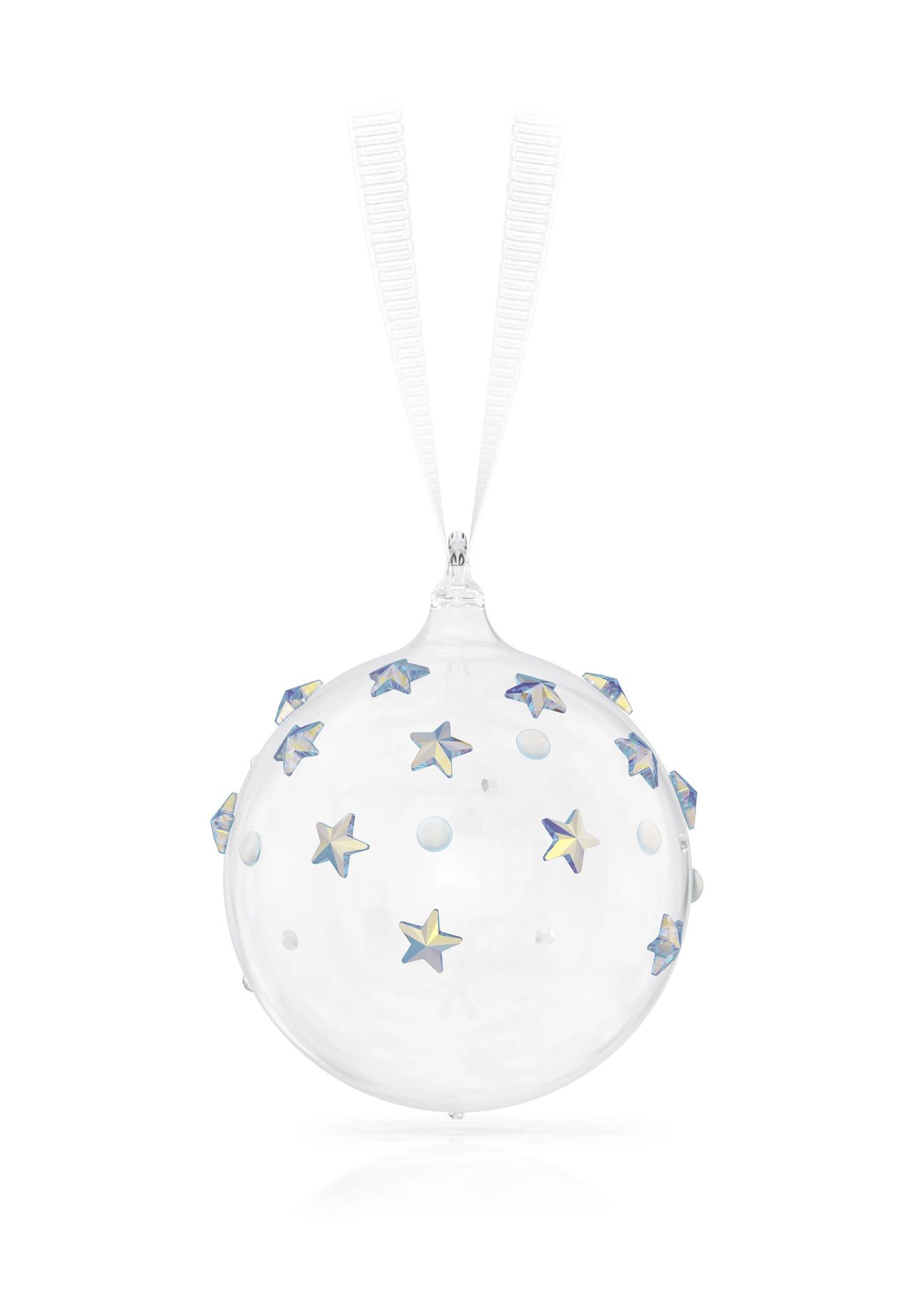Swarovski Mädchen Weiß Dekohänger "Kristall Sammelfigur Holiday Magic Classics Weihnachtskugel" Gr. Xs, (Kristall, Weiß), Dekohänger, B/H/T: 4Cm X 5Cm - Image 4