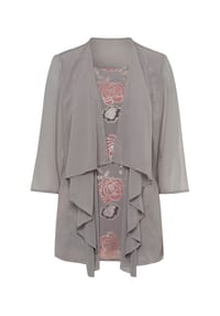 Sieh an! - 2-in-1-Shirt - grau