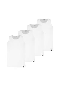 PUMA® - Herren Tank Tops, 4er Pack - Tank Top 4P, Unterhemd, Rundhals, Regular Fit - Schwarz
