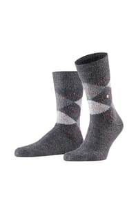 Burlington - Socken "Preston", Argyle-Muster, für Herren - 3087 ANTHRA. MOUL