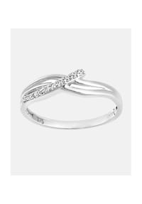 Diamant L'eternel - Eternity Ring, mit Zirkonia, 375 Weißgold - white gold