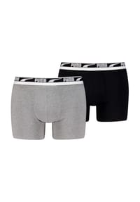 PUMA® - Everyday Pants kurz, 2er-Pack, für Herren - 001 BLACK / BLACK