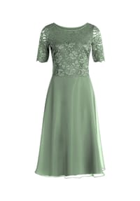 Vera Mont - Cocktailkleid mit Spitze - 6179 STR AUBERGINE