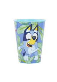 COFI - Bluey Becher Kinder 260 ml Trinkbecher für Kita & Frühstück - Mehrfarbig 9,7x7,6x7,6 cm