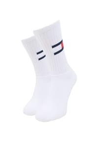 TOMMY HILFIGER - Socken, Ripp-Optik, 2er-Pack - 001  WHITE