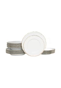 CreaTable - Maria Theresia Gold, Tellerset 18-tlg - gold