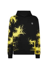 PLEIN SPORT - Kapuzen-Sweatshirt SPLASH - black