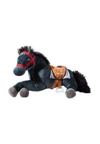 heunec® - Kuscheltier Bibi & Tina Pferd "Maharadscha" liegend - schwarz-grau