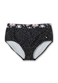 sheego - Bikini-Hose - schwarz gepunktet