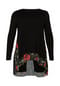 sheego by JoeBrowns Longshirt mit floral bedruckten Einsätzen Bild 1