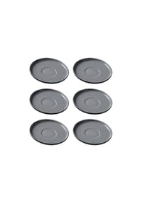 Ritzenhoff & Breker Kaffeeuntertassen Jasper ø 15.0 cm 6er Set - JASPER - grau