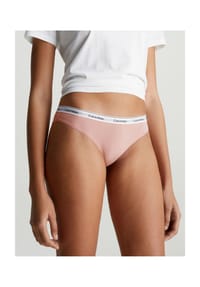 Calvin Klein - Modern Logo Slips, Logo-Bund, für Damen - 100 WHITE