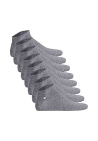 TOM TAILOR - 8er Pack Unisex Socken - Basic, Sneakersocken, einfarbig - Grau