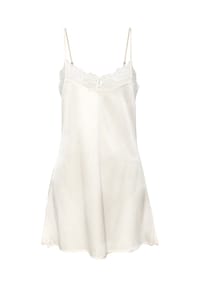 LASCANA - Negligé Alana, Seidenanteil, für Damen - 776 PINK