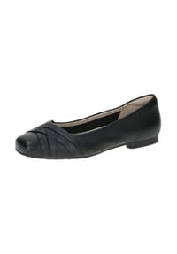 Caprice - Leder Ballerinas - Schwarz