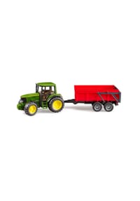 bruder® - Spielzeugauto Forstwirtschaft John Deere 6920, mit Wannenkippanhänger - mehrfarbig