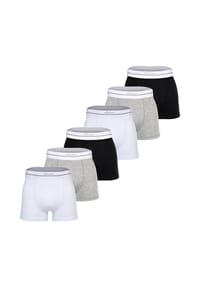 ellesse - Herren Boxershorts, 6er Pack - AMBRIA, Trunks, Logobund, einfarbig - Schwarz