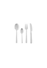 ZELLERFELD - 24-tlg Besteckset aus hochwertigem 18/10-Edelstahl - zeitlose - Silber 24-teilig