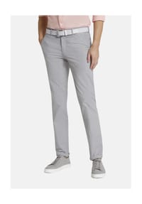 MEYER - Chino Bonn Gewebtes Karo-Muster - Grau