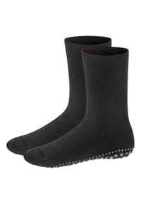FALKE - Kinder Stoppersocken 2er Pack - Catspads, Anti-Rutsch, Socken, Vollsohle, Merino-Wolle - Blau