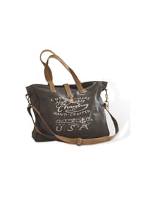 LOBERON - Tasche Kamjenia dunkelgrau/braun - dunkelgrau/braun