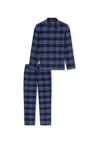 SCHIESSER - Schlafanzug Selected Premium War, Baumwolle, für Herren - 843 FADED DENIM