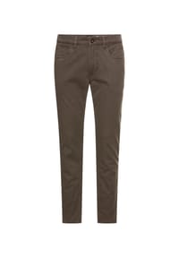 camel active - Regular Fit 5-Pocket Thermohose - Dunkelbraun