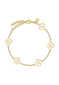 GOOD.designs - Armband Kleeblatt allergikerfreundlich - gold