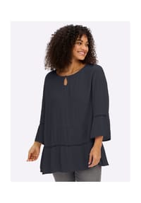 sheego - 3/4-Arm-Bluse - ecru