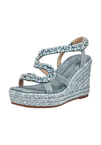 ALMA EN PENA - Veloursleder/Textil Sandalen - Jeans