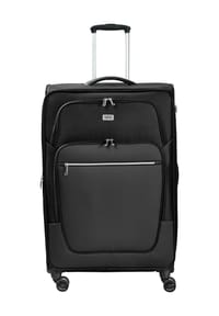 GLOBETROTTER - ITZ 4-Doppelrollen-Trolley, TSA Zahlenschloss, Emblem - BLACK