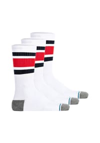 STANCE - Unisex Socken 3er Pack - Boyd ST, Logo, Streifen, Crew Socken - Schwarz