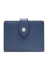 Maître LEMBERG - Brieftasche Dawina, Druckknopfverschluss, RFID-Schutz, für Damen - 404 MIDBLUE