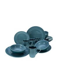 CreaTable Reactive Nostalgic Blau, Kombiservice 16-tlg - Reactive Nostalgic - Blau