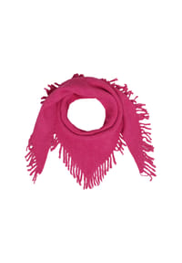MANGUUN - Dreieckstuch, Fransen, für Damen - PINK CUTTING DRAN
