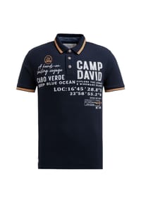 CAMP DAVID Poloshirt Cabo Verde Kurzarmshirt mit Polokragen | GALERIA