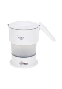 COFI - Adler AD 1377 Reiese-Wasserkocher 0,6 L - 600 W, faltbar - Weiß - Weiß 14,5 x 12,5 x 9,0 cm