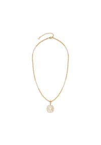 LEONARDO - Damen Kette mit Anhänger, Edelstahl - GOLD/WEISS