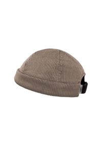 CAPO - Dockercap, Cord, Futter - alpaca