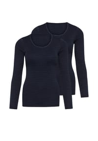 -con-ta- - Thermo-Unterhemd / Shirt 2er Pack Basic - Hellgrau