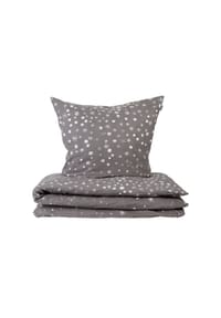 SCHIESSER Feinbiber Bettwäsche-Set Runa mit coolem Winter-Print - RUNA - Anthrazit