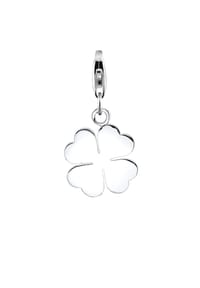 Nenalina - Charm Anhänger Kleeblatt Clover Kombinierbar 925 Silber - Gold