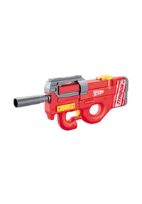 COFI - Elektrische Wasserpistole mit Dauerfeuer – 450?ml Kapazität Grün - Rot 40,8 x 21,5 x 5,8 cm