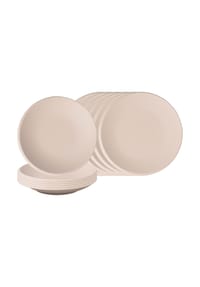 Villeroy & Boch Teller- & Schalenset NewMoon 12er Set beige - NEWMOON - beige