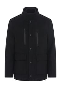 TOM TAILOR - Cabanjacke, Stehkragen, für Herren - 29999 BLACK
